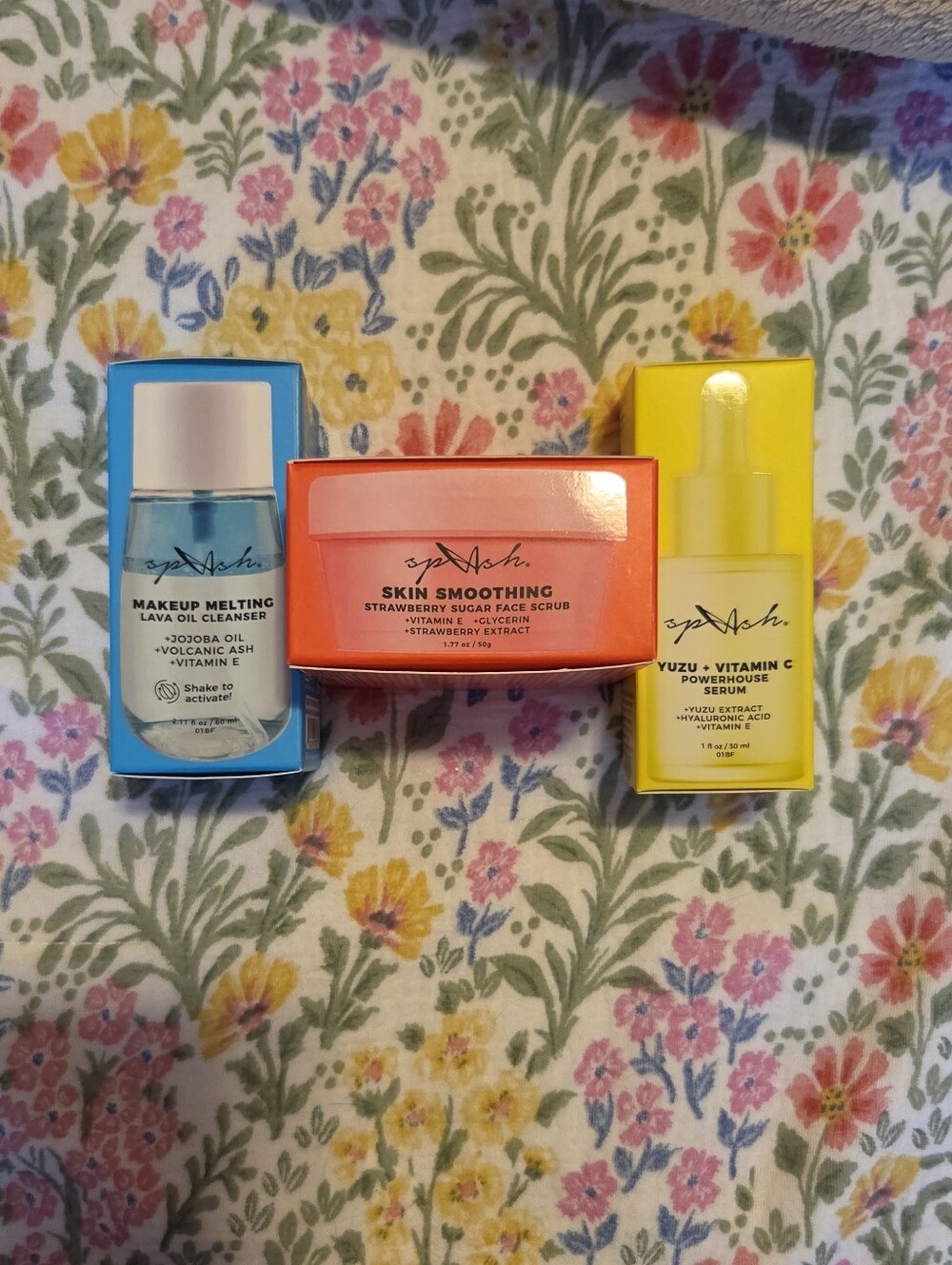 La Splash. Trio Skincare Set - Coral, Blue & Yellow